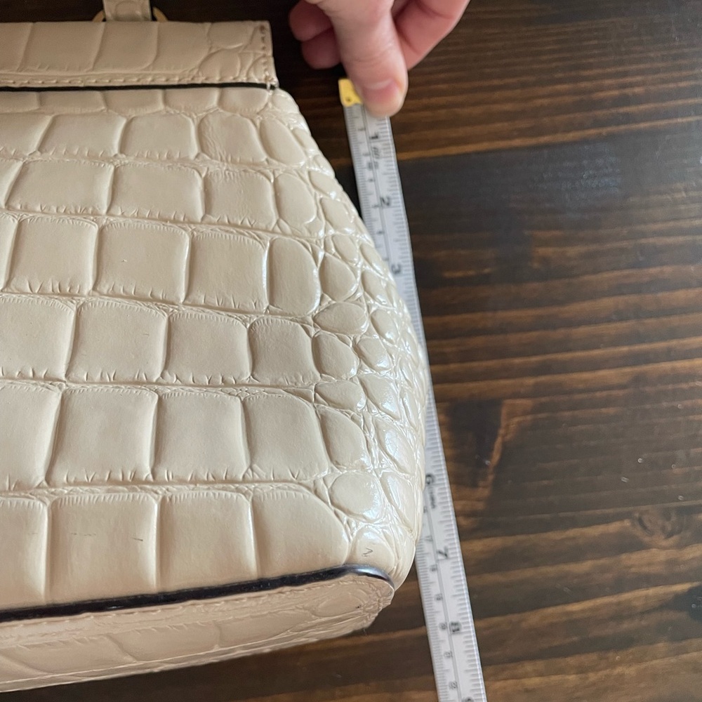 Kate Spade Ivory Croc-Embossed Women's Bag 💯 Leather. - Picture 8 of 10